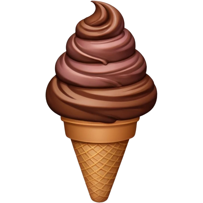 sorvete chocolate emoji