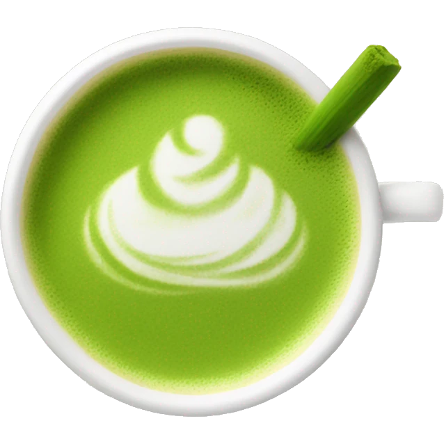 Matcha latte  emoji