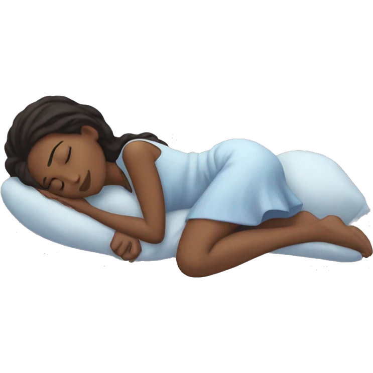 girl sleeping aesthetic emoji