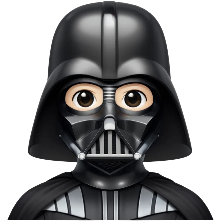 Une baleine dark vador emoji