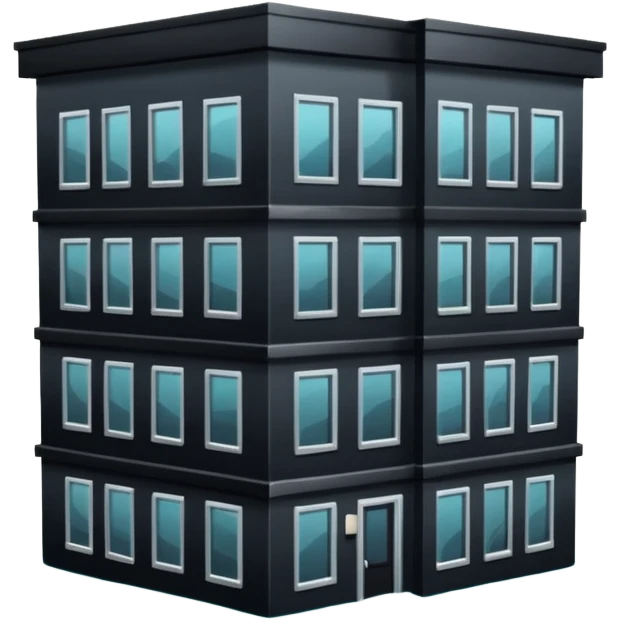 an apartment complex in flood (more than half of the building is underwater) emoji