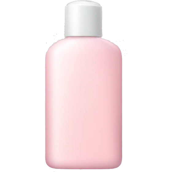 Light pink lotion bottle emoji