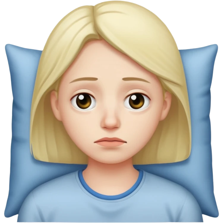 try to sleep, but can't emoji