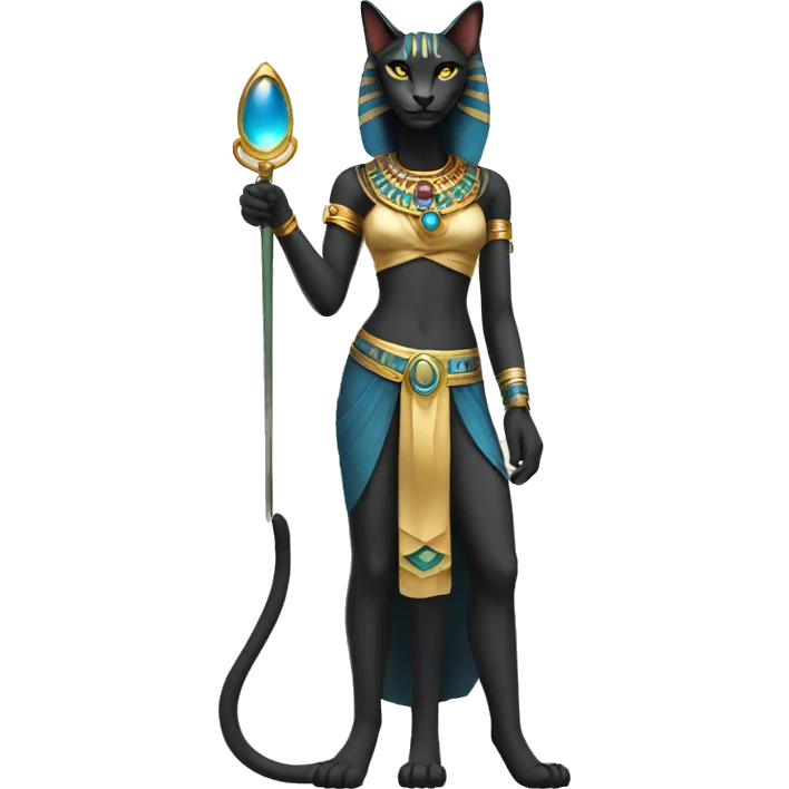 bastet goddess full body  emoji