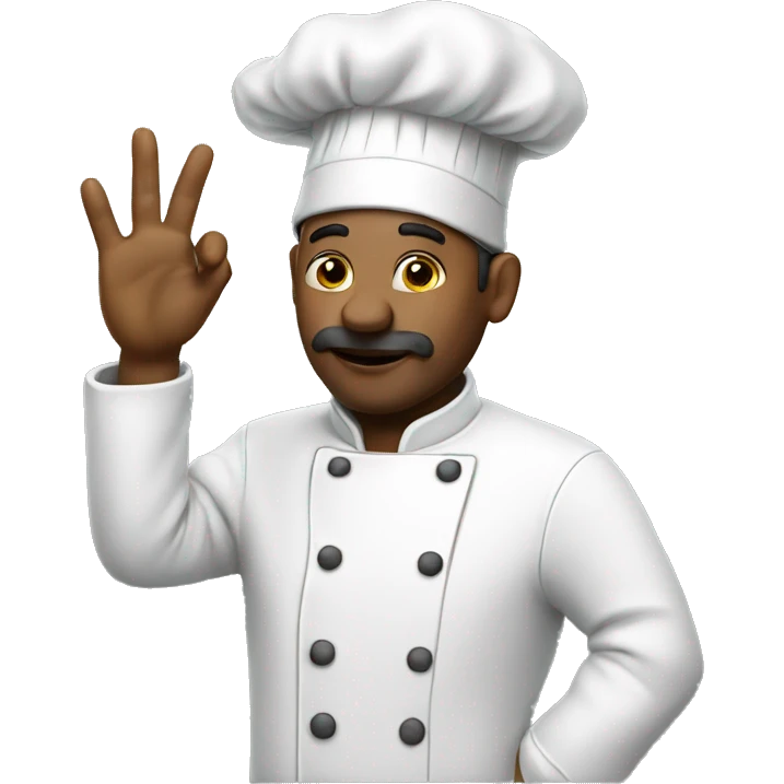 chef blowing a kiss emoji