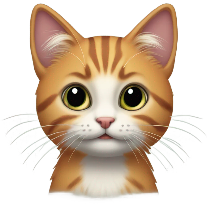 klitten with long pretty eyelashes emoji
