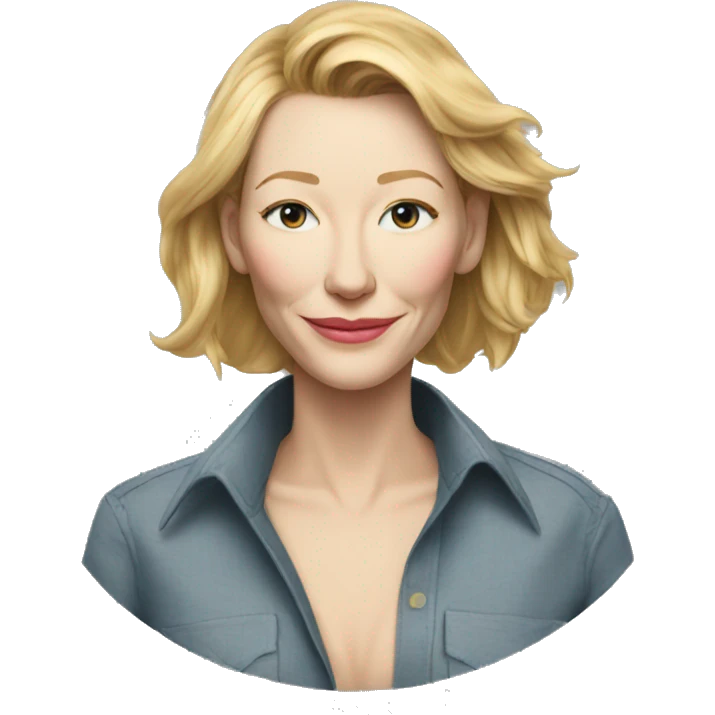 cate-blanchett wearing shirt emoji