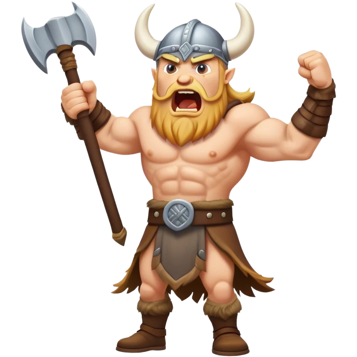 Grito de guerra vikingo emoji