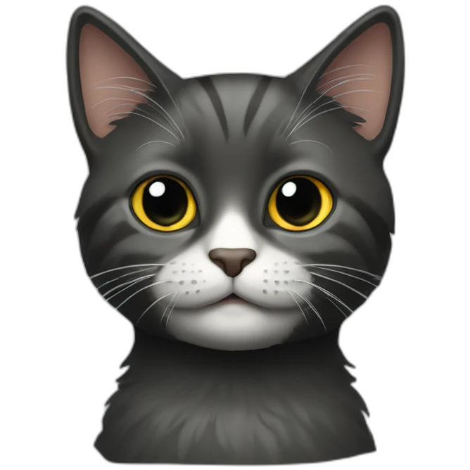 Kotzende-schwarze-Katze emoji