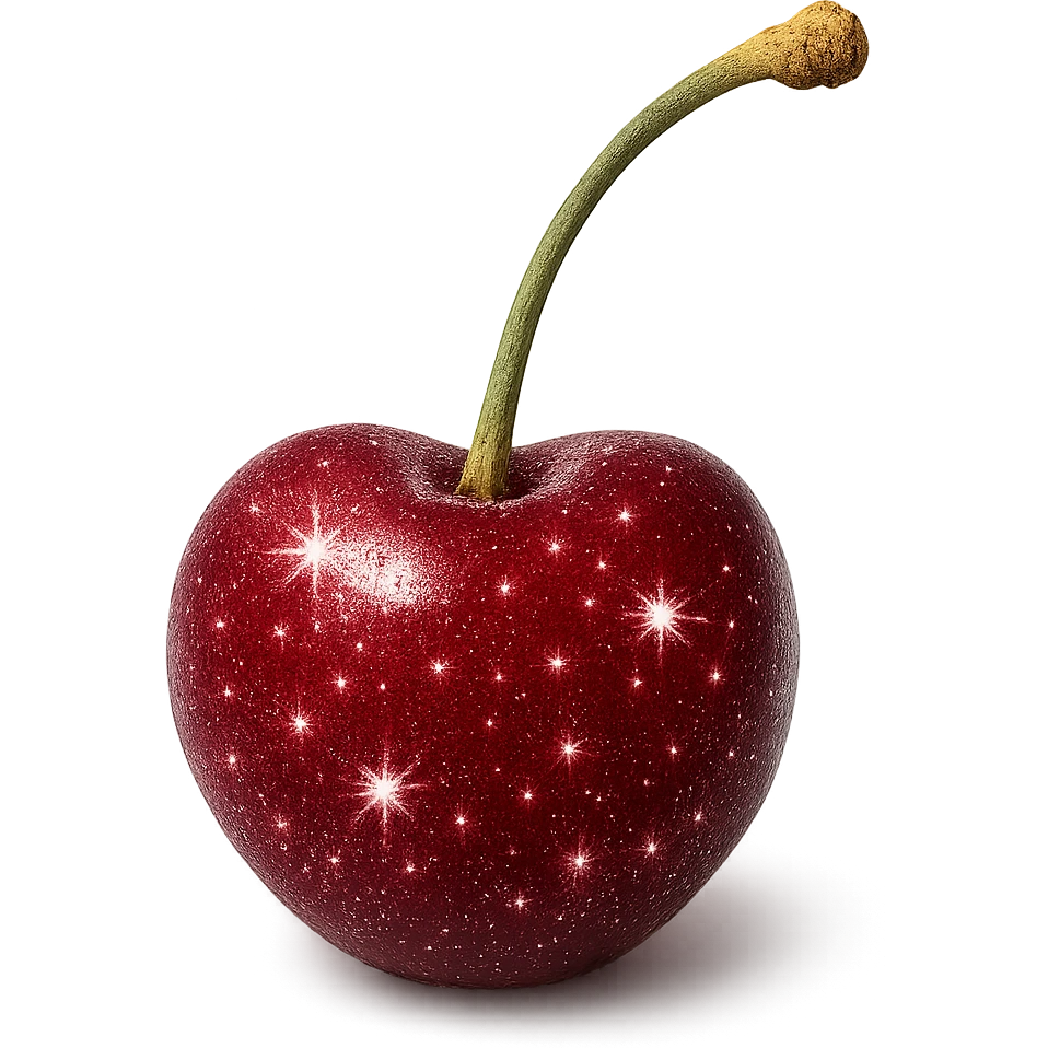 sparkling cherry emoji
