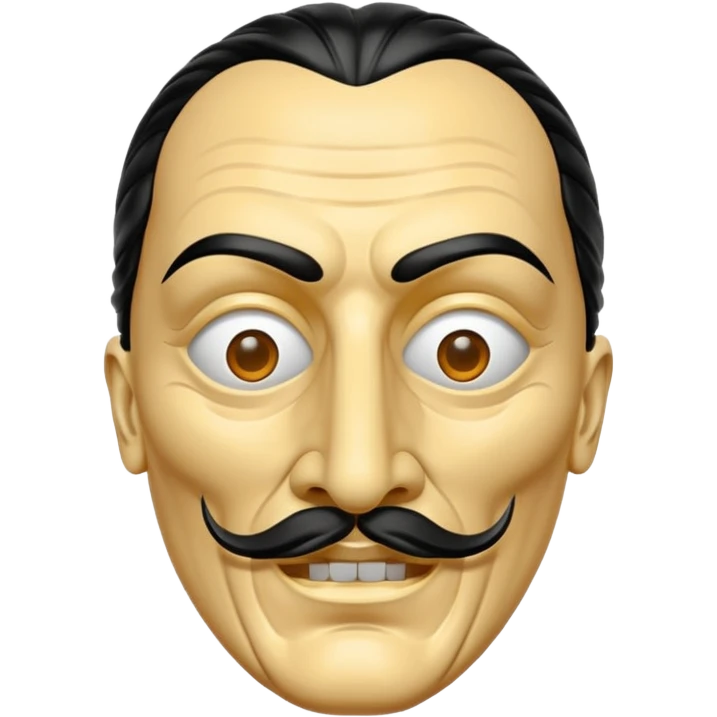 Money heist dali mask  emoji