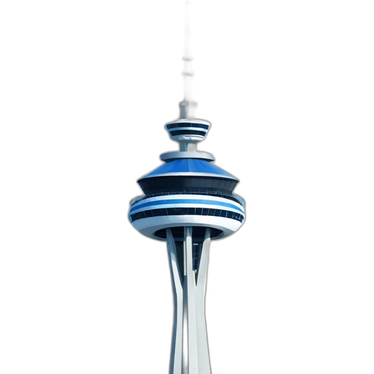 cn tower with rogers centre emoji