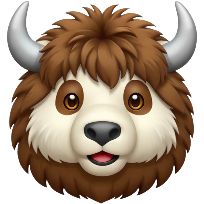 Yak 3D emoji png emoji