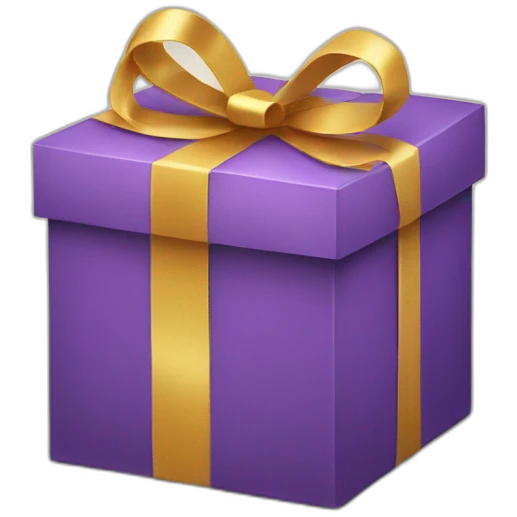 gift box with smile emoji