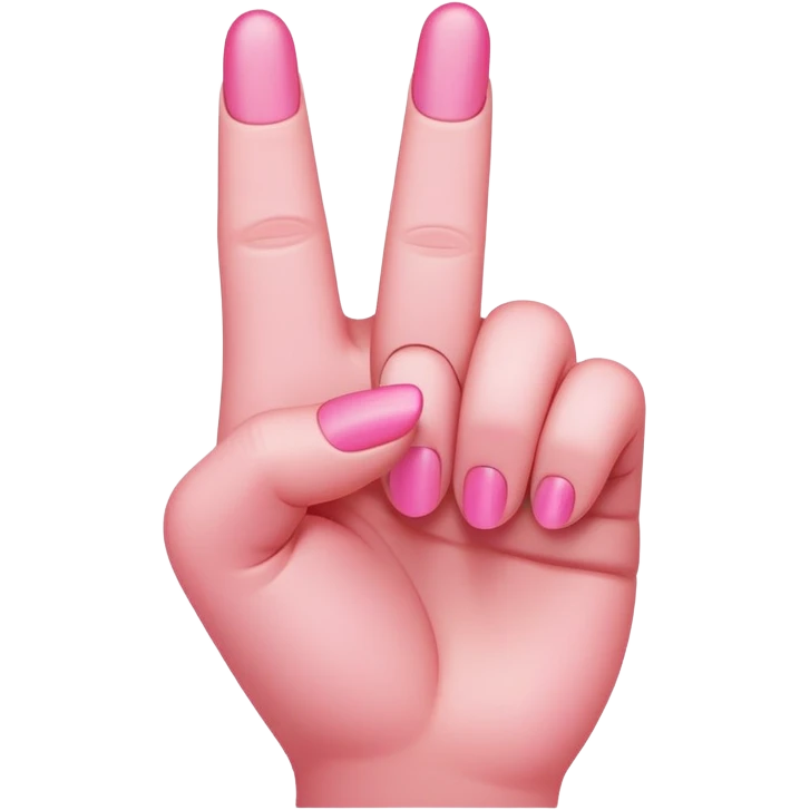 pink middle finger emoji