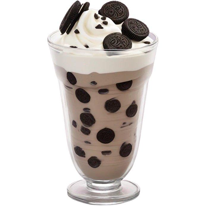 Oreo boba emoji