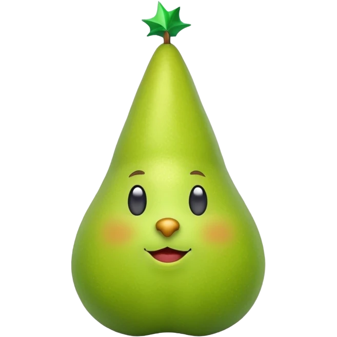 Birne die Party macht ohne Alkoholglas emoji