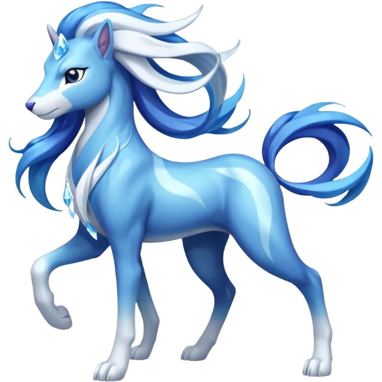 Suicune (full body) emoji