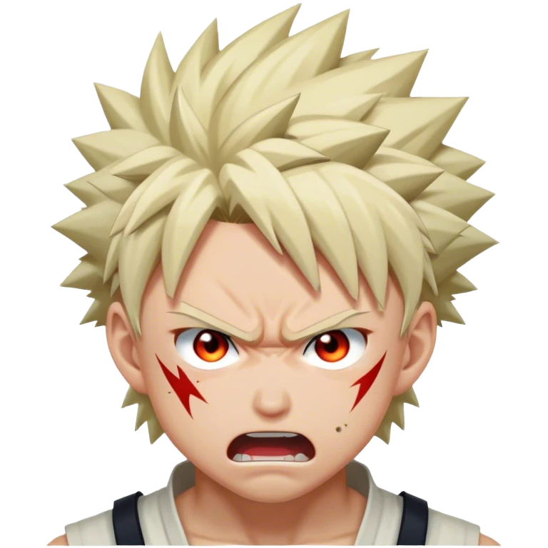 Katsuki Bakugo angry emoji