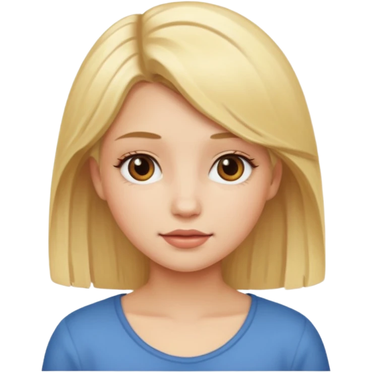 girl with blonde hair emoji