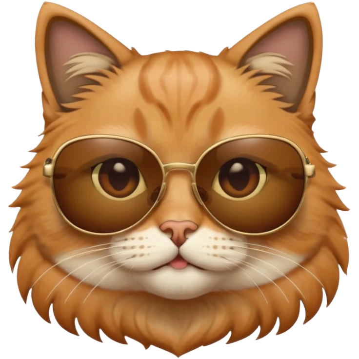 Cat wearing sunglasses emoji
