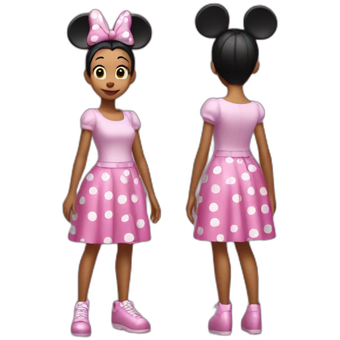 Future Minnie Mouse Full Body emoji