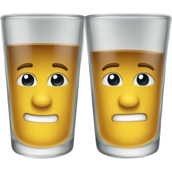 two shot glasses emoji