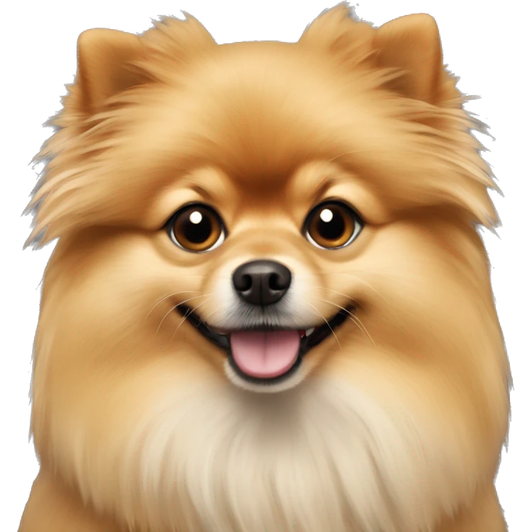 Pomeranian yorkshire dog emoji