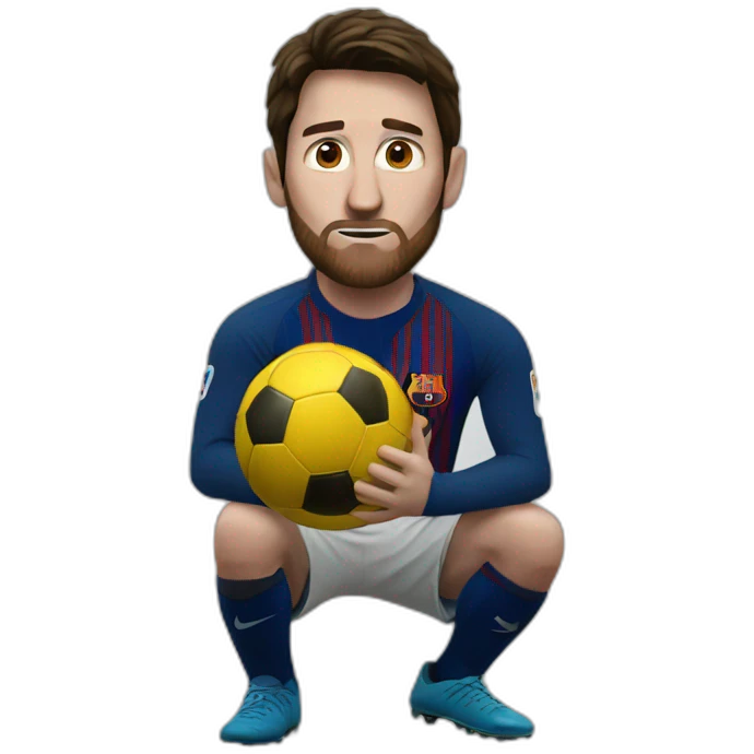 Messi thief emoji