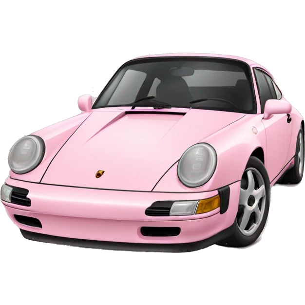 Light pink Porsche  emoji