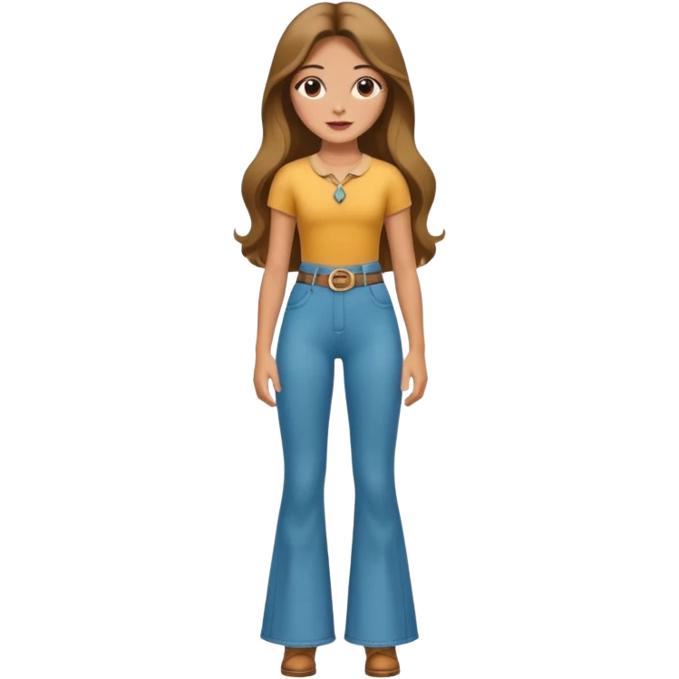 Retro 70s Girl emoji