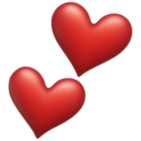 two red hearts emoji