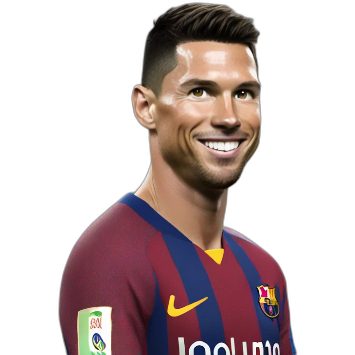 Ronaldo sur messi emoji