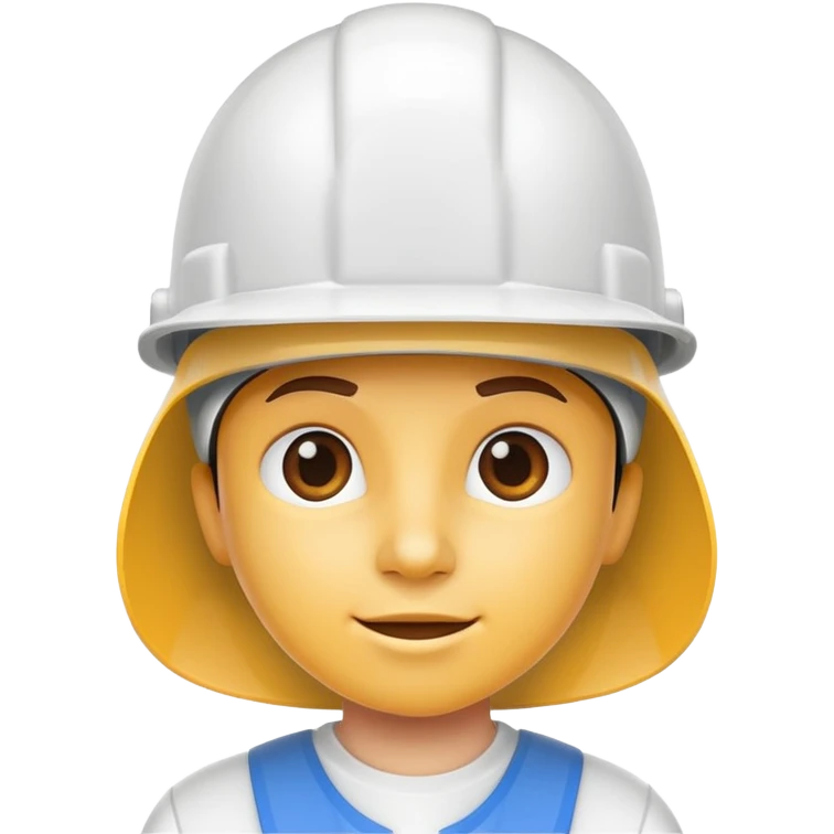 white hard hat emoji
