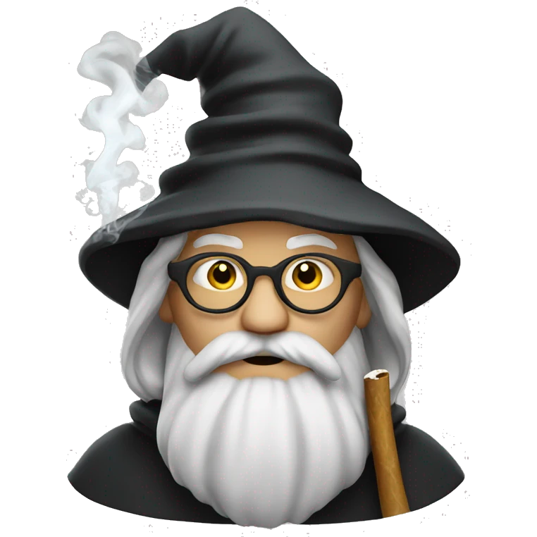 wizard smoking emoji