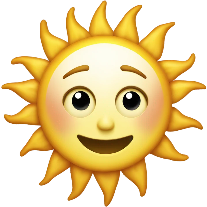 the sun emoji