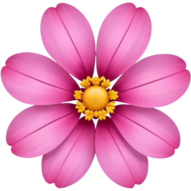 Pink version of this flower 🌺  emoji