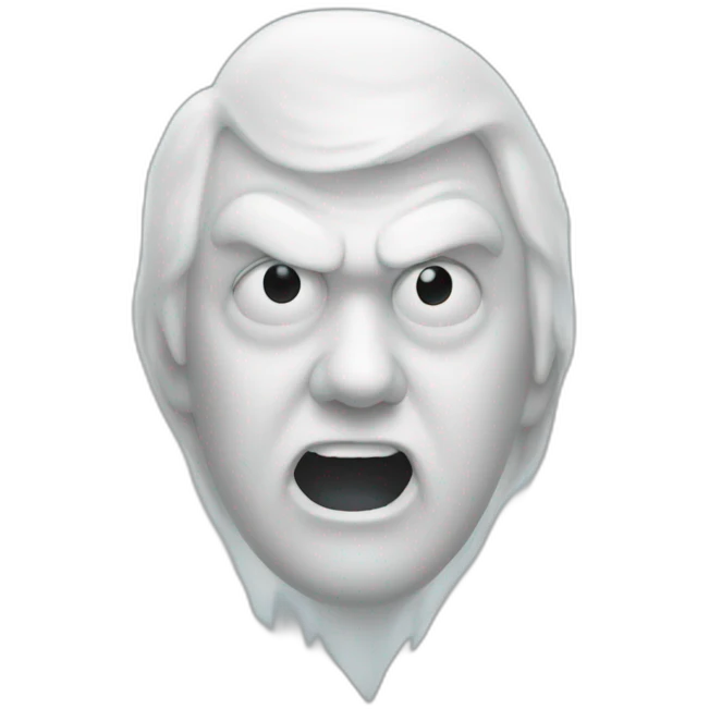 A Ghost of trump emoji