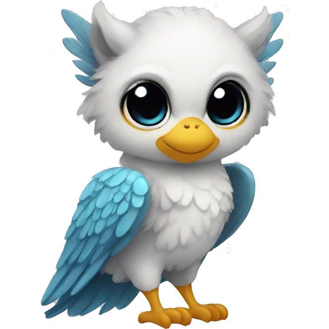 Cute cool winged animal hybrid  emoji