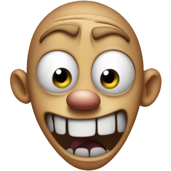 scared Courage the Cowardly Dog emoji