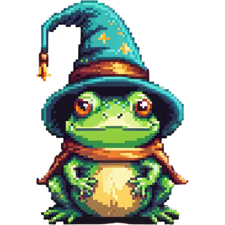 wizard frog emoji