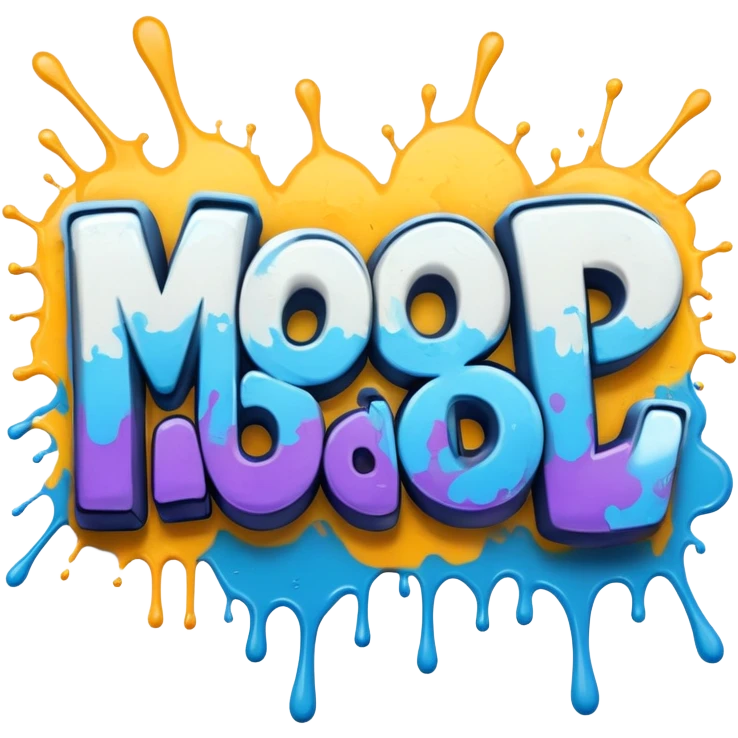 Graffiti the word MOD emoji