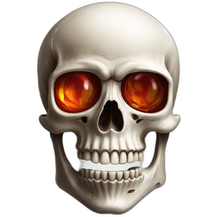 Trippy Skull drink beer Budweiser emoji