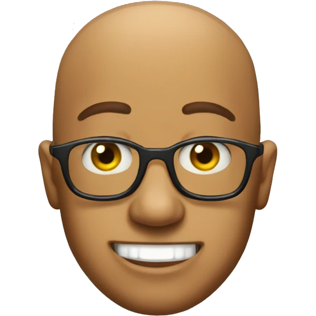 Bald black men wearing a spongebob shirt emoji
