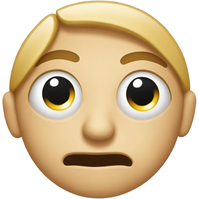 Lazy eye face  emoji