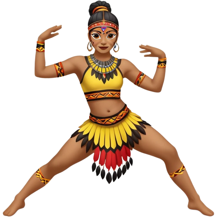 Aboriginal dance emoji