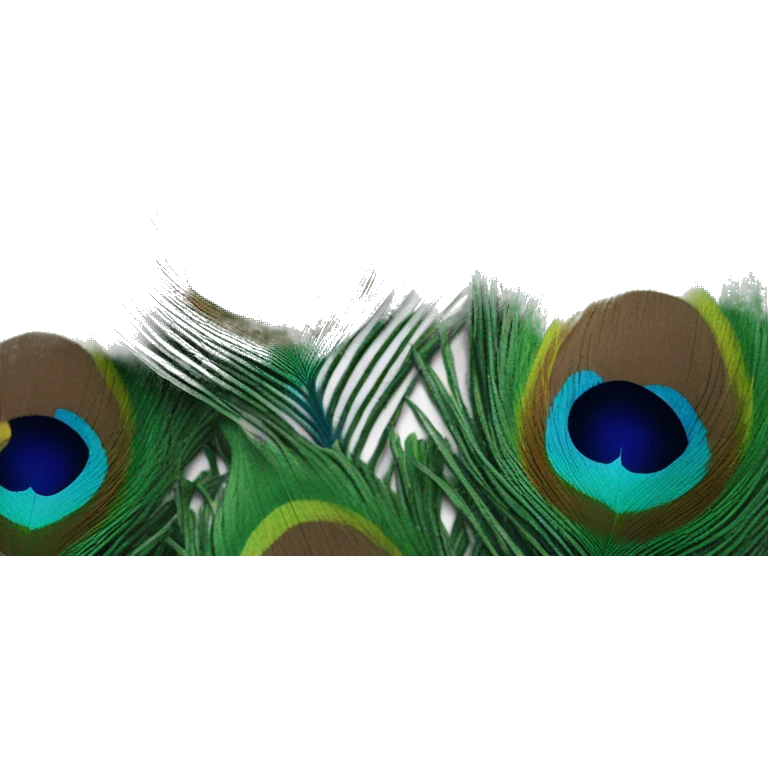 Peacock feather  emoji
