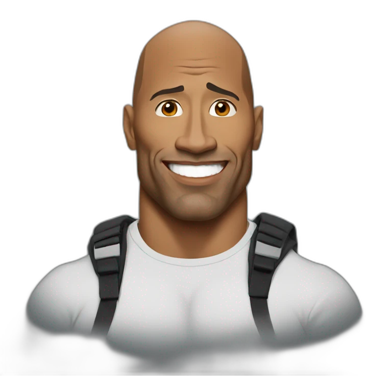 Dwayne Johnson emoji
