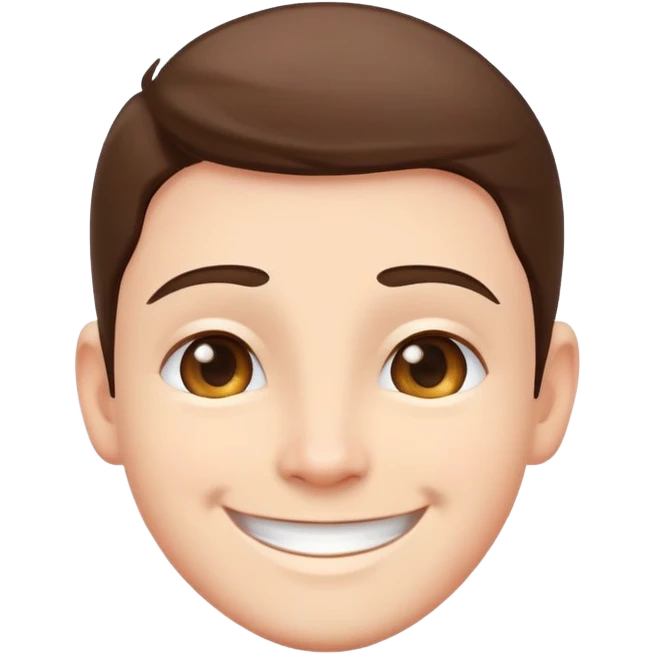 friendly person avatar with a smile emoji