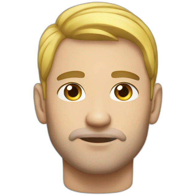 Athletic submissive male sub emoji